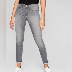 Athleta Sculptex Skinny Jeans in Grey Wash Size 6 NEW Stretch High Rise Classic